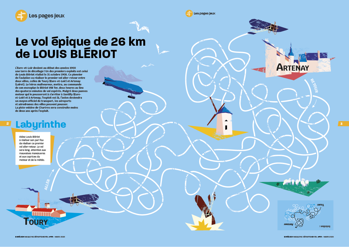 Illustration pour le magazine Eurélien