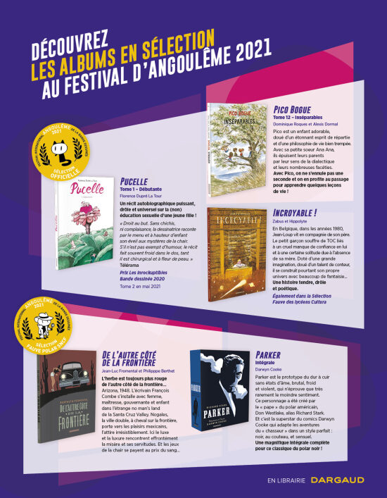 Editions Dargaud : publicité (2020)