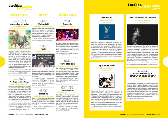 Magazine L'Eurélien : nouvelle maquette (2021)