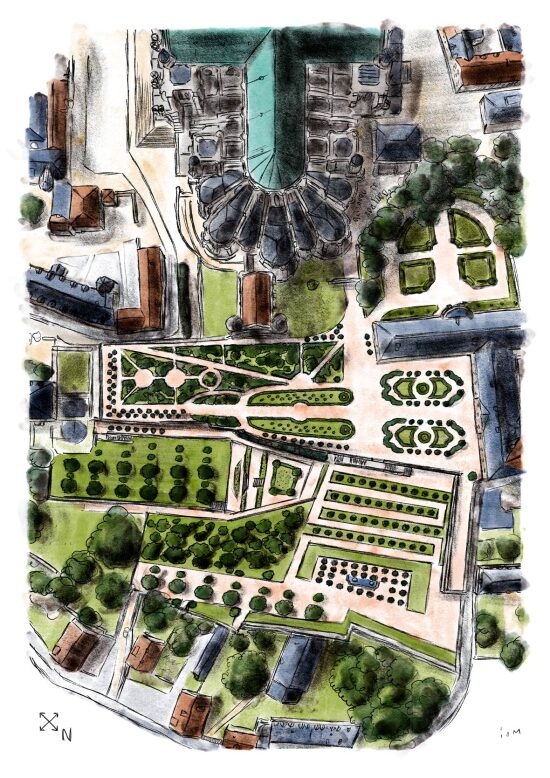 Magazine Votre Ville (Chartres) : croquis paysager (2025)