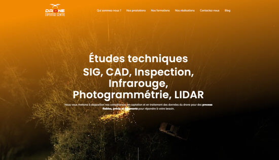 Drone Expertise Centre : site web (2020)