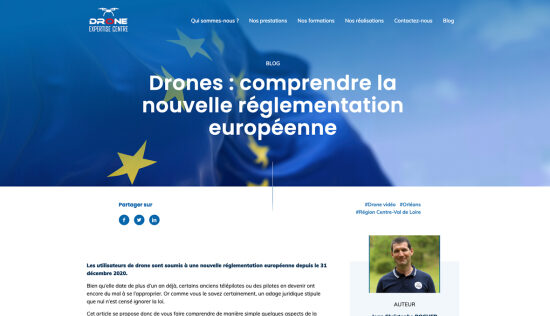 Drone Expertise Centre : site web (2020)