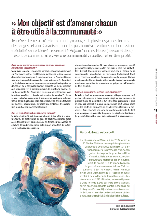 Magazine Médialibre : illustration (2018)